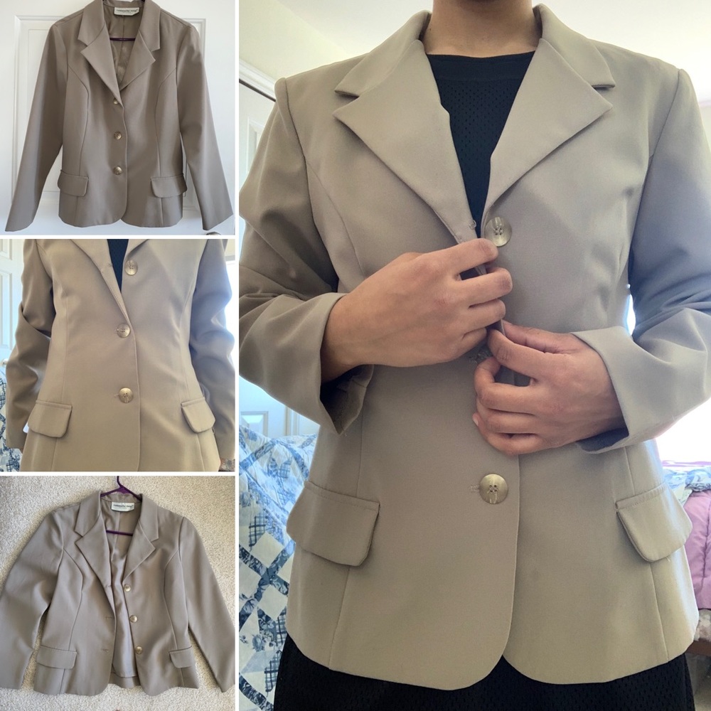 Womens beige blazer